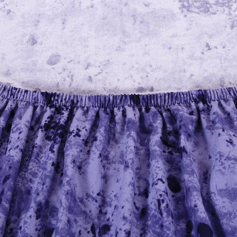 Élégante housse de canapé à coussin carré, Violet