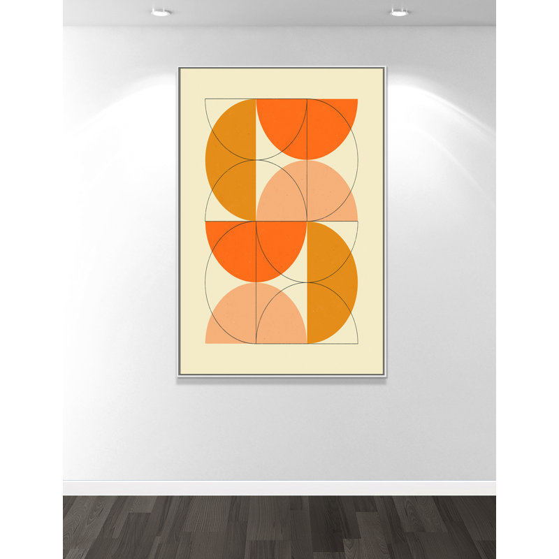 «Imaginaire 2» par Blue, Framed Canvas, 41.5'' W x 61.5'' H, Flotteur blanc