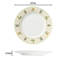 Waterside 24pc British Wild Flowers Porcelain Dinner Set