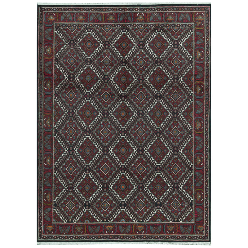 Hand-Knotted High-Quality Blue Area Rug