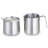 Stainless Steel Sugar Bowl And Creamer Set, With Spoon And Anti-Drip Spout, Stackable Design, Brushed Silver