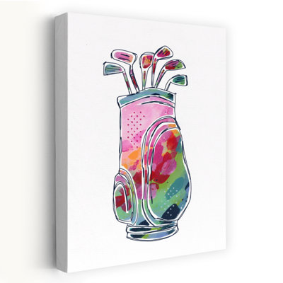 «Golf I», art abstrait coloré et contemporain, art mural