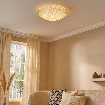 Beaminster Glass Flush Mount