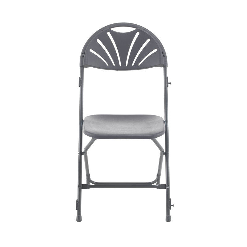 Plastic / Resin Folding Chair, Charcoal