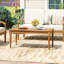 Table basse d'extérieur Acacia Classic, finition naturelle