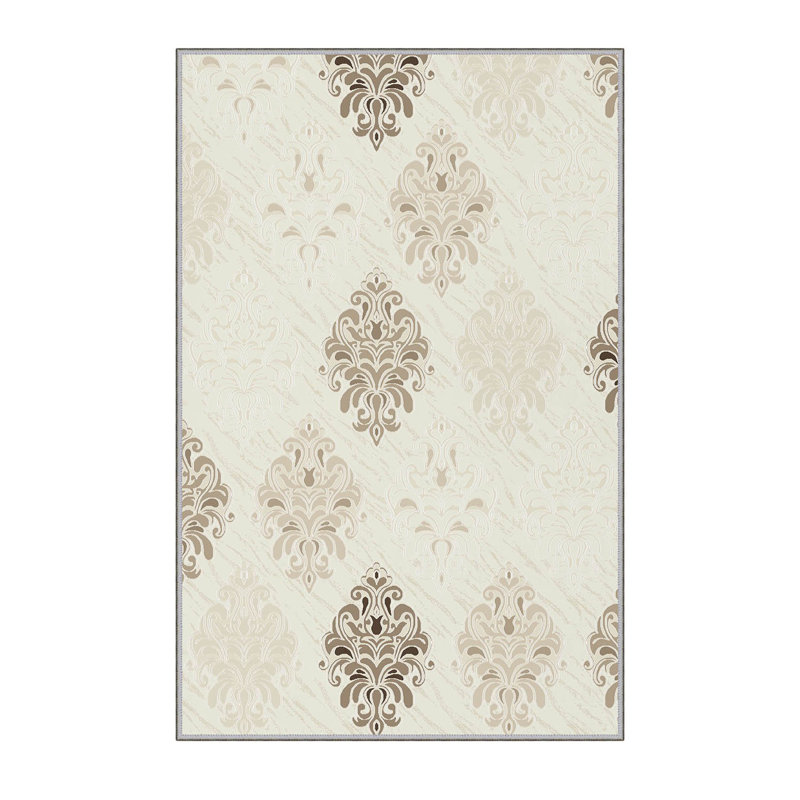 Antibacterial Hall Carpet, 3D Digital Printed, 3.3 x 4.9 ft | 100% Polyester, 0.3 in Pile Height, Non-Slip Underside, Machine Washable, Durable & Easy Care | Perfect for Living Room, Entryway & Home Décor