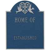 4-Line Wall Address Plaque