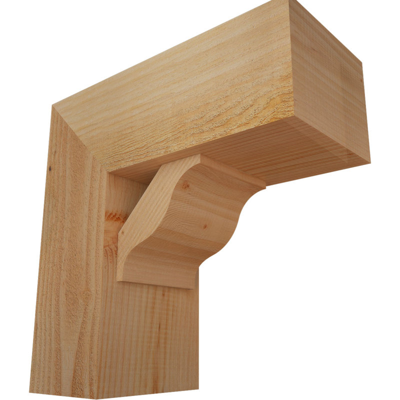 Support Funston Block avec support décalé, 18 po x 18 po, Sapin Douglas de l 8 po (scié brut)