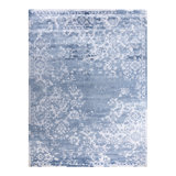 Overdyed One-of-a-Kind Rectangle 9'2" X 12'1" Hand Knotted Area Rug