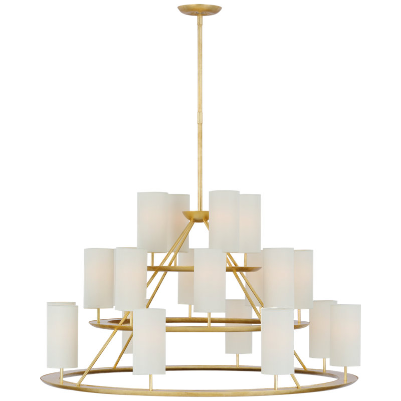 Trevi 20 - Light Chandelier, White, Gild