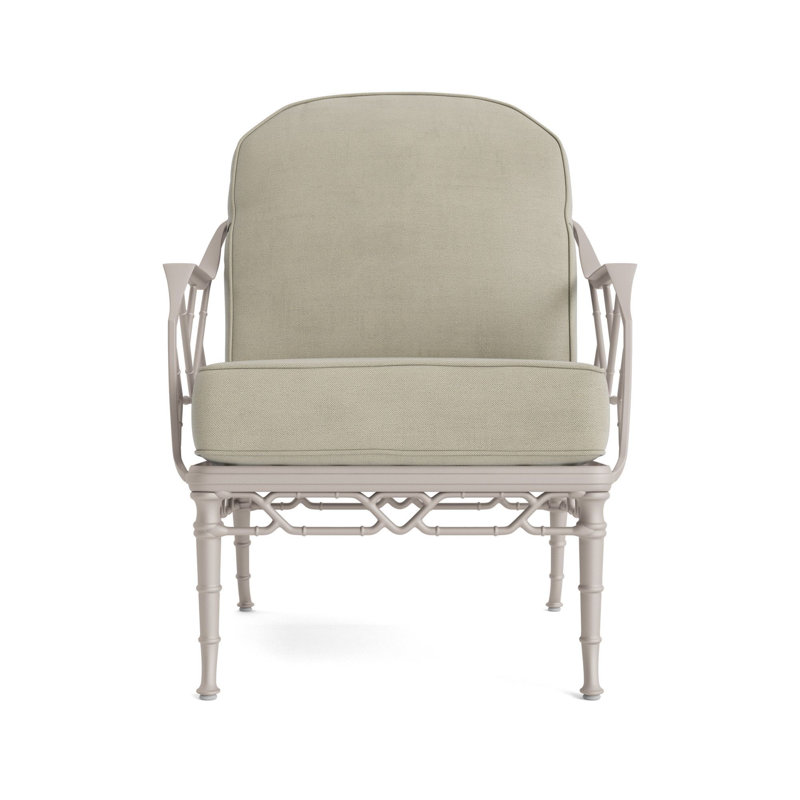 Calcutta Outdoor Lounge Chair, Fusion Charcoal, Dove Smooth