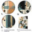 «Blue and Black Geometric Shadows III - Minimalisme», impressions d'art mural-1210428020-1210428021