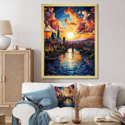 City Nashville Popart IV - Cityscapes, impressions sur toile