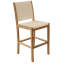 Riviera Teak Outdoor Sling Bar Chair-441185158