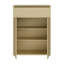 Chadwic Modern minimalistic shoe cabinet with 2 doors and 1 drawer, engineered wood, warm taupe, 74.5 cm W x 99.1 cm H x 34.9 cm D-964173354
