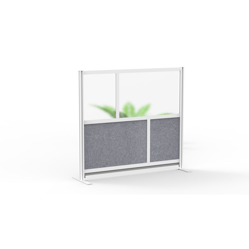 Semi-Transparent Frosted Acrylic and PET Floor Partition Screen