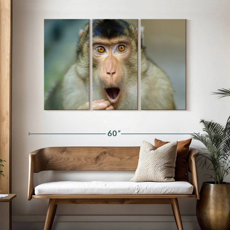 Brampt Monkey I, 32" H x 50" W