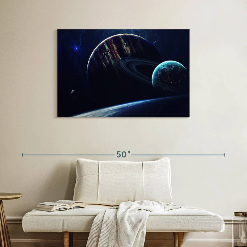Oberle galaxie de l'espace lointain, H 26 po x l 39 po