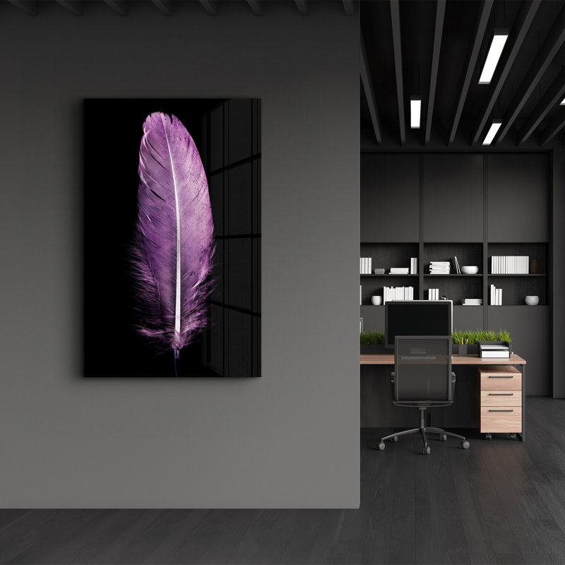 Elegant Tempered Glass Wall Art Painting, 13.8 x 21.7 inches | 100% Tempered Glass, Thickness: 0.16 inches | UV Printed for Vibrant Colors | Perfect for Home Decor, Living Room, & Office Spaces