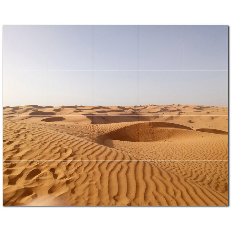 12'' x 12'' Satin Ceramic Decorative Mural