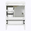 Meuble-lavabo 24,8 po avec lavabo en céramique-128979816