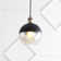 Luminaire sphère suspendu 1 lumières simple Kasey