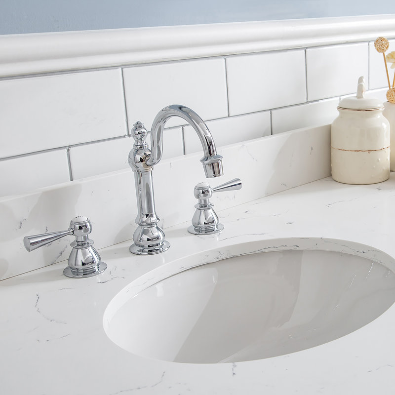 Palace 72'' W Double Vanity, Pure White, Polished Chrome