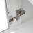 Modern High Freestanding Tall Bathroom Cabinet With 2 Adjustable Shelves, 3 Drawers, Soft Close Glass Doors – Ideal For Bathroom, Living Room, Kitchen Storage-520593190