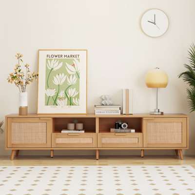Meuble télé Modern Farmhouse Rattan