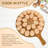 Wooden Deviled Egg Platter Round