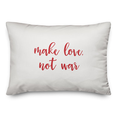  Coussin «Make Love Not War»