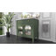 Meuble-lavabo de salle de bain 35,6 po Mid-Century