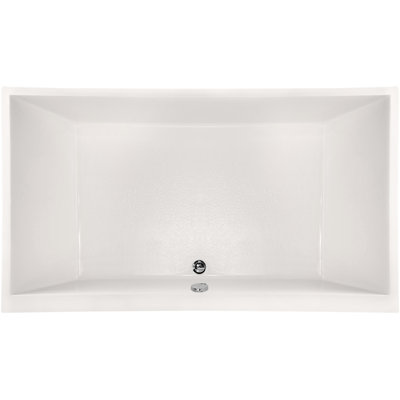 Eileen 74'' x 38'' Soaking Acrylic Bathtub