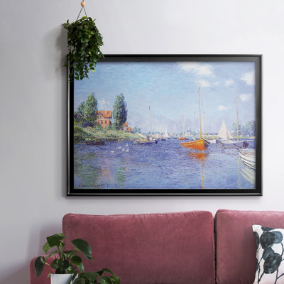 Argenteuil. Yacht, 1875 03, reproduction d'art sur toile