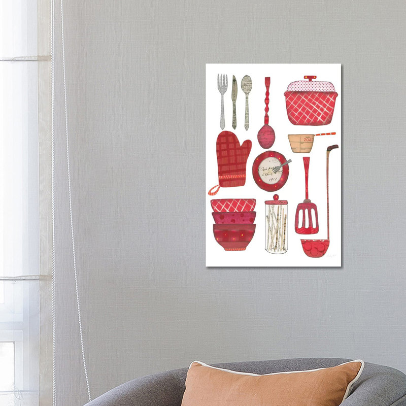 Cook's Kitchen II by Courtney Prahl - Wrapped Canvas Painting, 66.04 cm H x 45.72 cm W