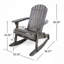 Chaise berçante Malibu Adirondack