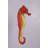 Medium Orange Seahorse Statue