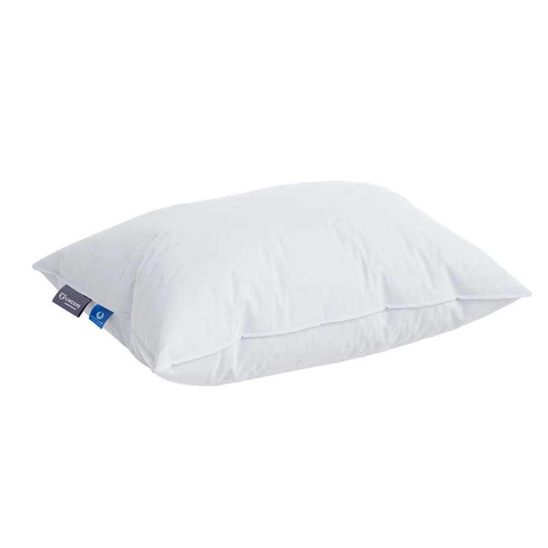 Lincove Signature 100% Canadian Down Luxury Sleeping Pillow - Medium Support for Side and Back Sleepers - 800 Fill Power - 100% Cotton Shell