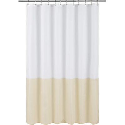 Doublure de rideau de douche en tissu imperméable de qualité supérieure avec aimants inférieurs, douce et légère, de qualité hôtelière, lavable à la machine, taille standard