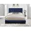 Cadre de lit Lyndsi, garniture cloutée, lit plateforme, lit tapissier-282522434