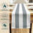 Gray Striped Table Runner 108" x 14"-27798571-27778789