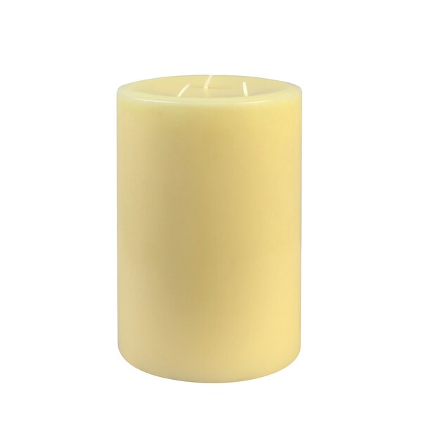 Better Homes & Gardens Unscented Ribbed Pillar Candle, 3x4 inches