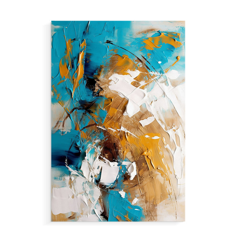 Série ABSTRACT CMXLI - Impression sur toile seulement - NON CADRE, H 48 po x l 32 po