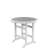 Patio Table - Stain And Oil , White Gray Color Dining To Salt Spray + Option