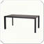 Table de salle à manger rectangulaire élégante, durable, pratique, robuste, polyvalente et fonctionnelle