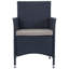 Chaise de patio avec coussin Astrid-22810575