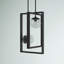 Luminaire suspendu rectangulaire unique à 2 lumières Detres-908242013