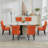 PU Leather Dining Chairs with Pull Ring-443848407