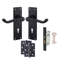 Door Handle with Lever Lock Set