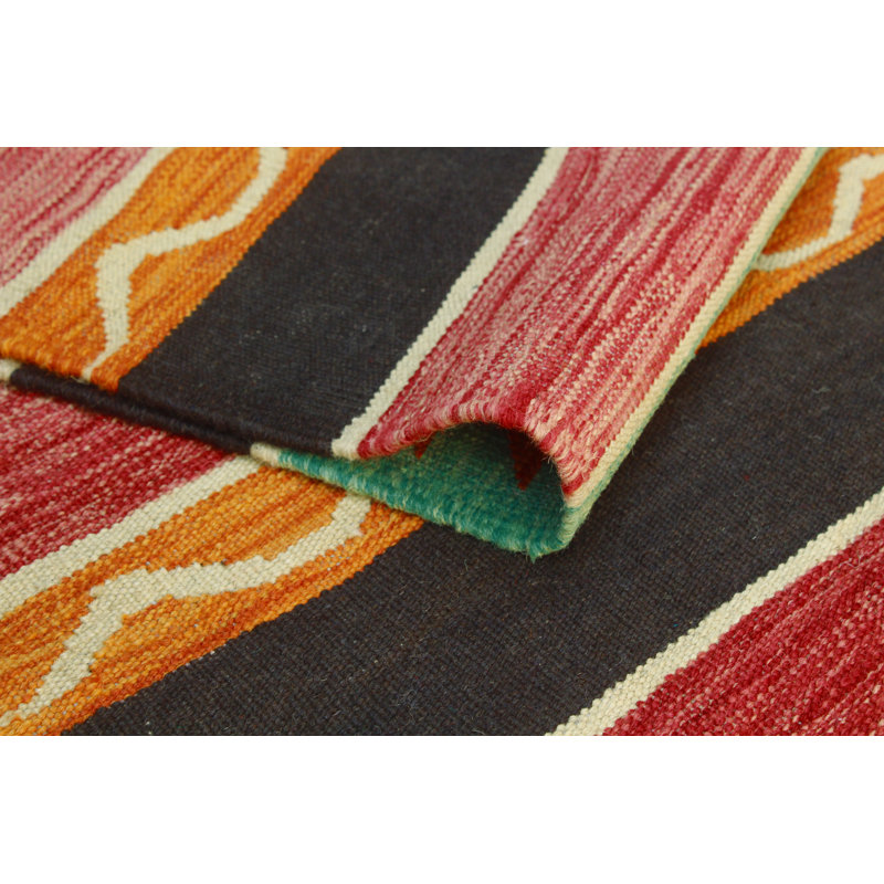 Modern Flatweave Alfredo Red Rug